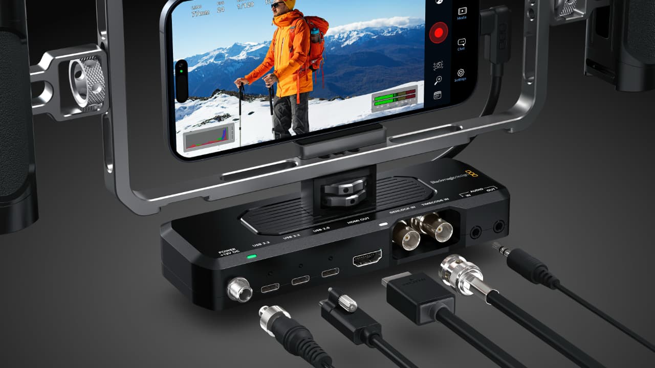 Blackmagic ProDock Brings Pro Connections to iPhone 17 Pro & Pro Max